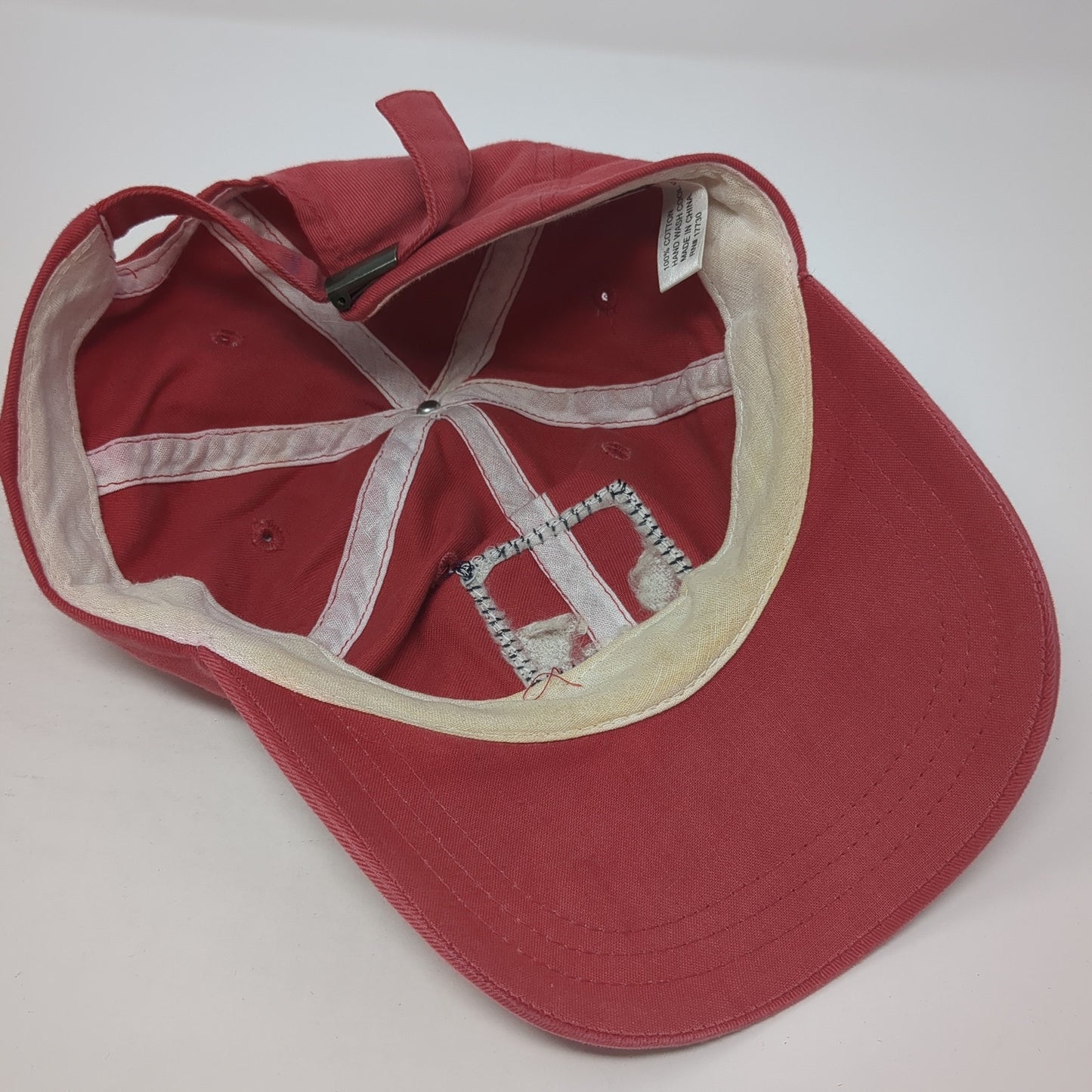 Star Patch Slideback Hat Red One Size Adjustable 6 Panel Xhilaration