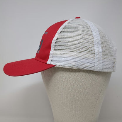Cap America Trucker Hat Red White OSFM Los Rios River Runners Taos New Mexico