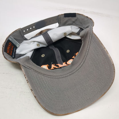 Nomad Snapback Brown Orange One Size Kryptek Camo Banshee Hunting Logo Hat