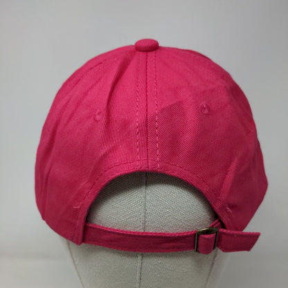 Chill Vibes Slideback Hat Pink One Size Adjustable Outdoor 6 Panel