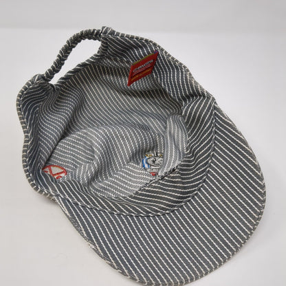 Thomas The Train Youth Conductor Hat Gray OS Adjustable Embroidered Pinstripe