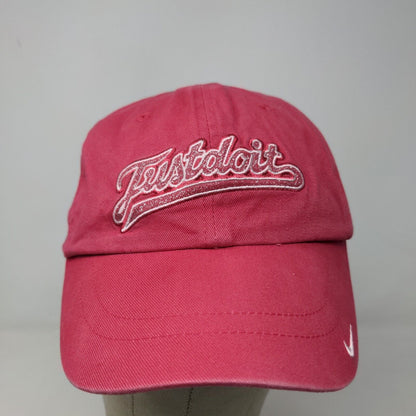 Nike Women's Strapback Hat Pink Size OSFA Embroidered Just Do It Logo Swoosh