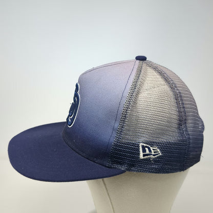 San Diego Padres MLB New Era Blue Trucker Hat L Mesh Snapback Ombre Gradient SD
