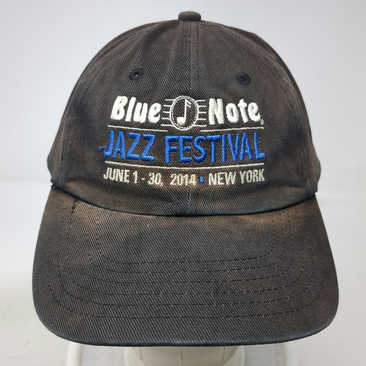 Black Baseball Cap One Size Blue Note Jazz Festival 2014 New York Slideback hat