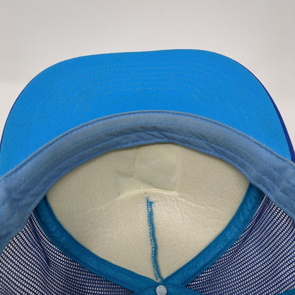 Fly Racing Snapback Mesh Back Trucker Hat Blue One Size Yupoong