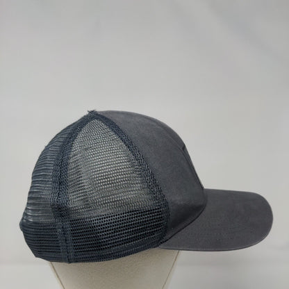 Simms Fishing Snapback Trucker Hat Gray One Size Mesh Back Outdoor