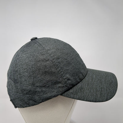 Adidas Spell Out Strapback Hat Gray One Size Adjustable Climalite