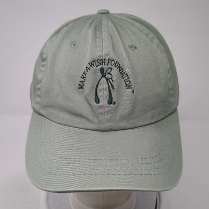 Make-A-Wish Foundation Baseball Cap Green OS Adjustable Embroidered Imperial