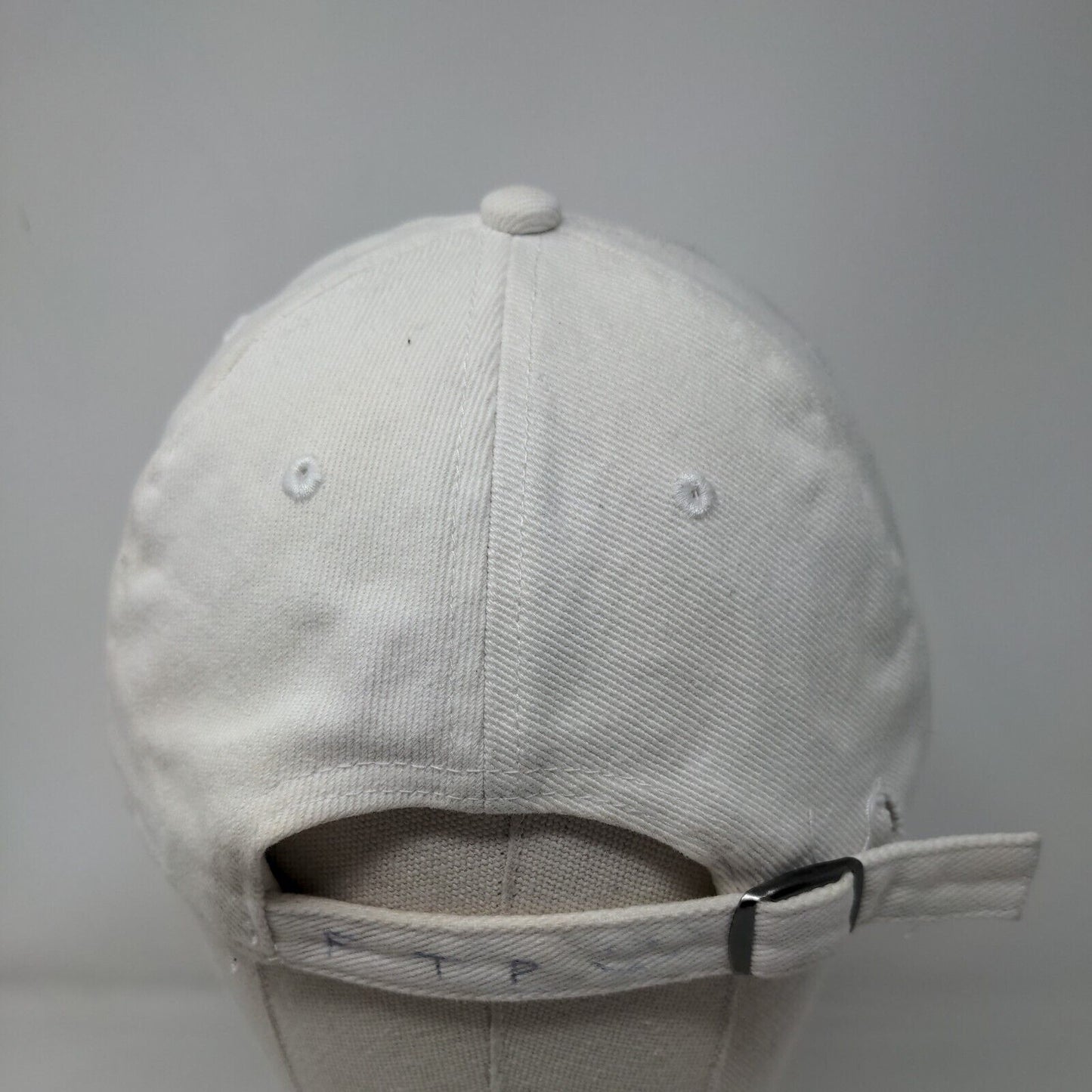 Unbranded Slideback Hat Cream One Size Adjustable 6 Panel Solid Blank