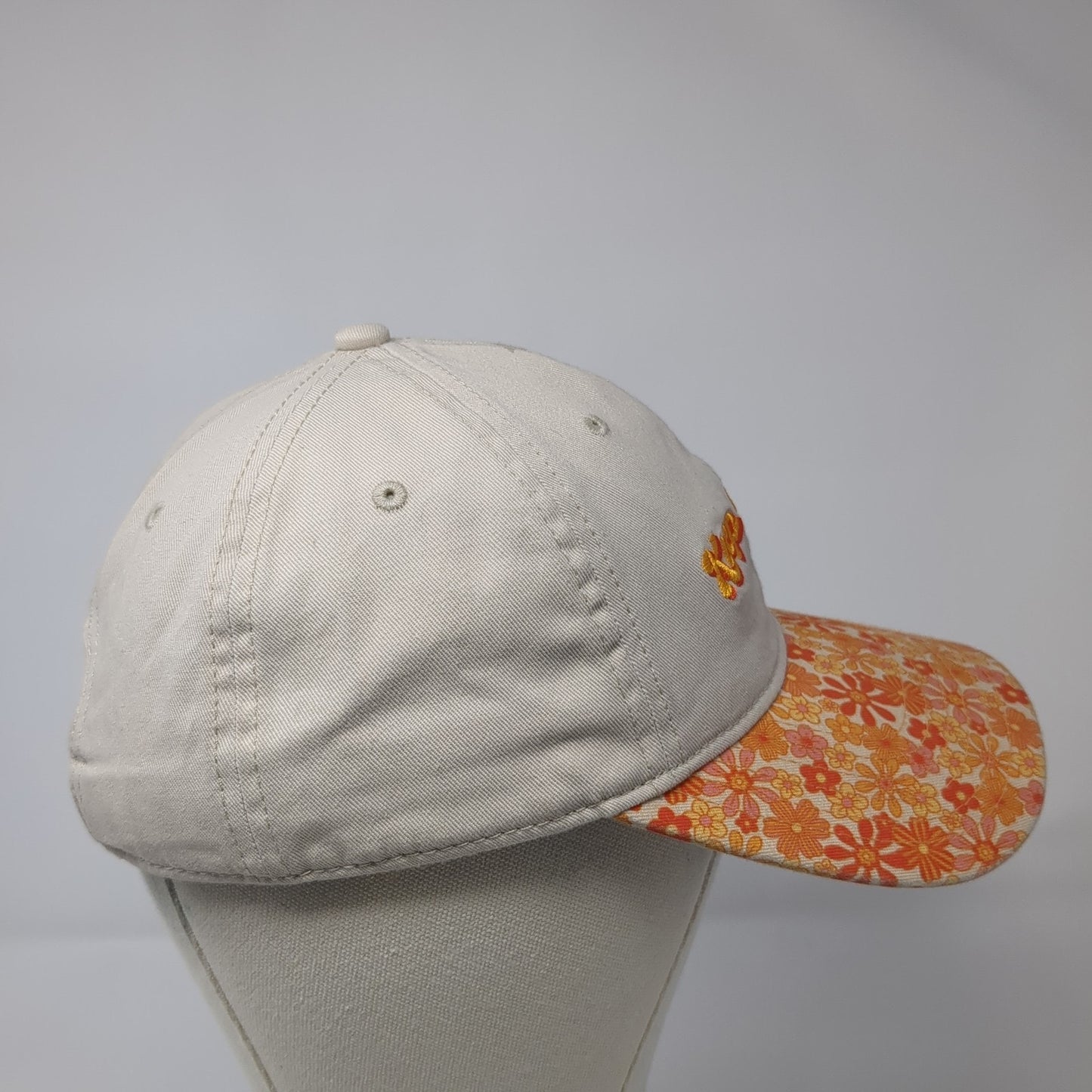 Keep Growing Fitted Baseball Cap Multicolor One Size Adjustable Floral Print