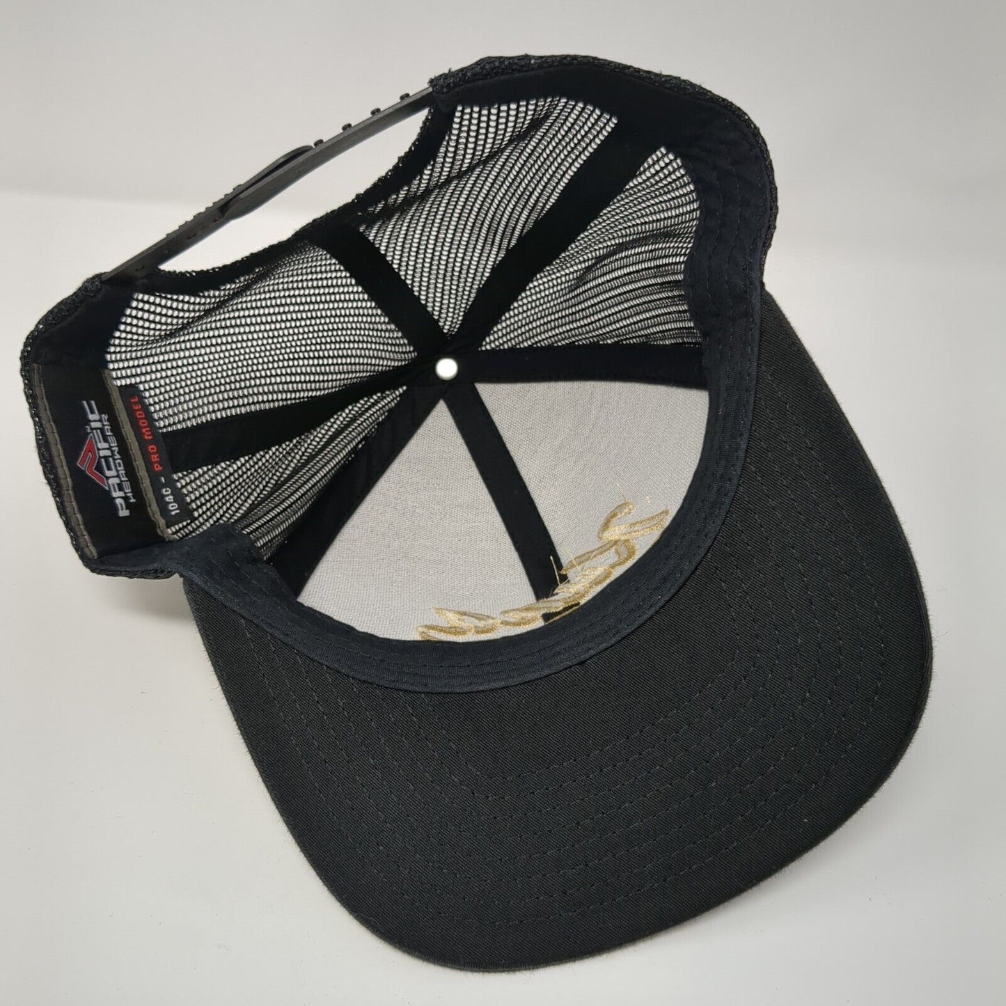 Kuna Snapback Mesh Back Trucker Hat Black One Size Pacific Headwear