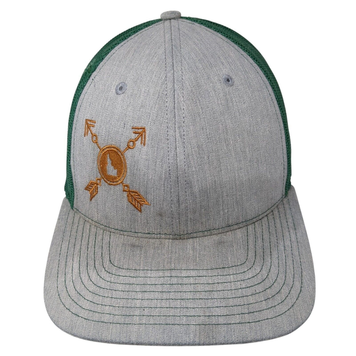 Arrow Logo Snapback Mesh Back Trucker Hat Multi One Size Richardson