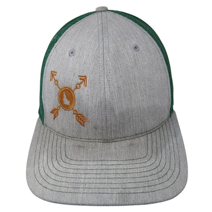 Arrow Logo Snapback Mesh Back Trucker Hat Multi One Size Richardson