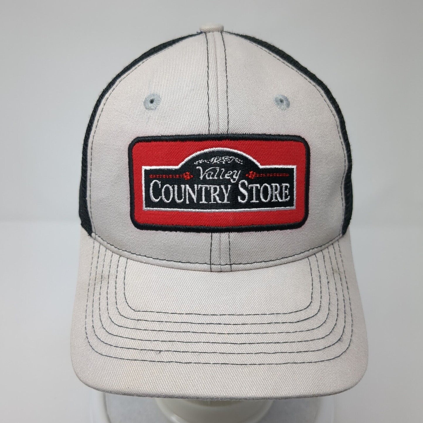 Valley Country Store Snapback Mesh Back Trucker Hat Gray One Size