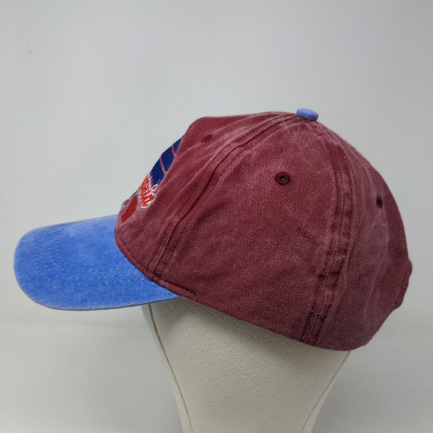 Unbranded Men's Strapback Hat Multicolor Embroidered Sunset Logo Cotton