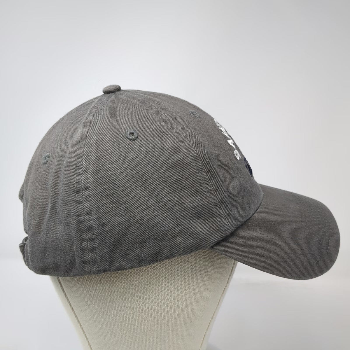 Fahrenheit Baseball Cap Gray One Size Saint Lucia Caribbean Palm Tree Cotton Hat