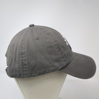 Fahrenheit Baseball Cap Gray One Size Saint Lucia Caribbean Palm Tree Cotton Hat