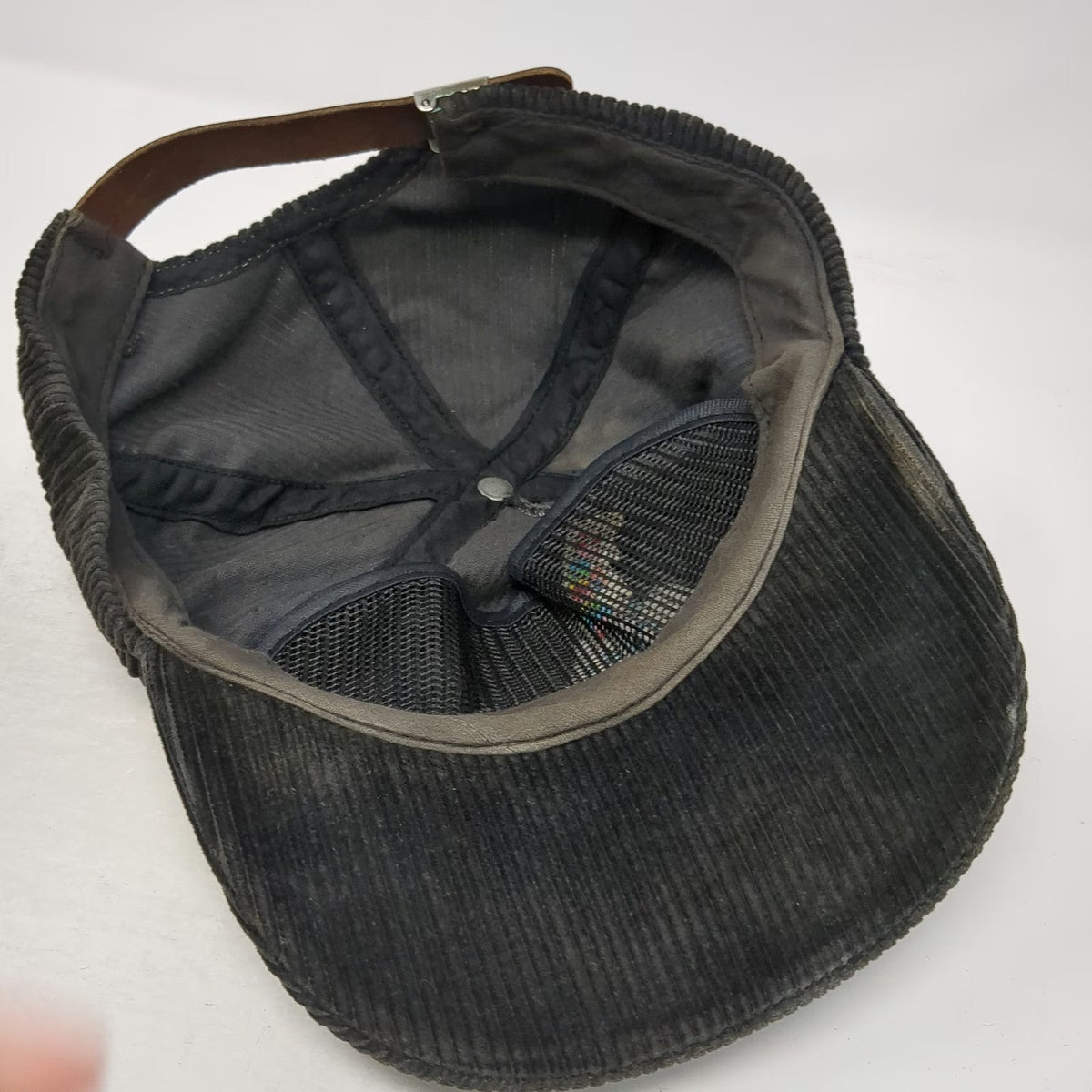 5 Panel Black Corduroy Hat One Size Slideback Black Diamond Tour Schweitzer