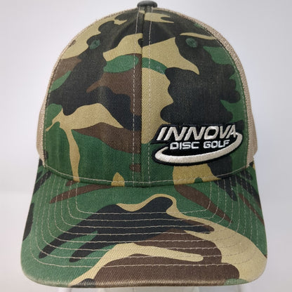 Innova Disc Golf Trucker Hat Green Camo Mesh Back Snapback One Size Outdoors