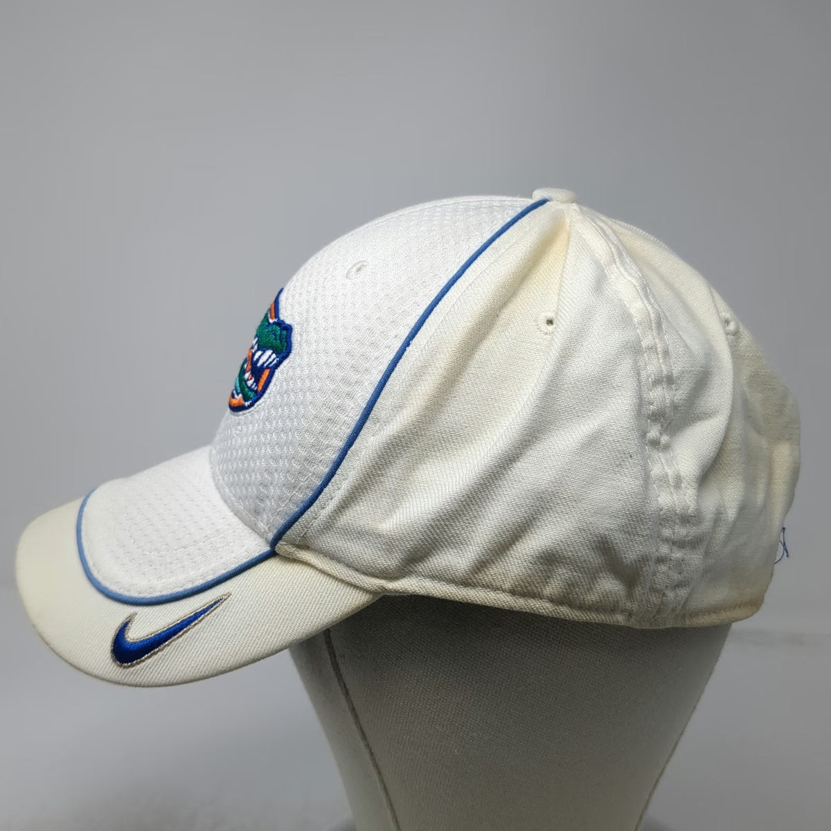 Florida Gators NCAA Nike Elite Hat White Blue Orange Green One Size Curved Brim