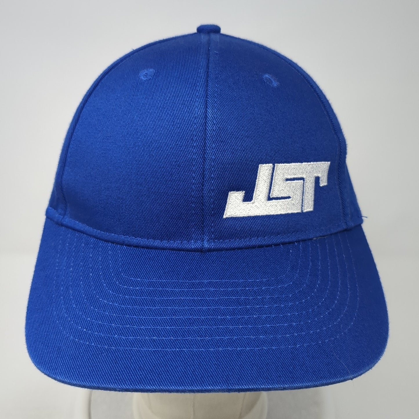 JST Snapback Hat Blue One Size Adjustable Embroidered 6 Panel Port Authority