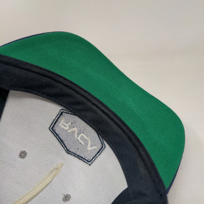 RVCA Snapback Hat Multicolor One Size Mid Fit Adjustable Embroidered 6 Panel