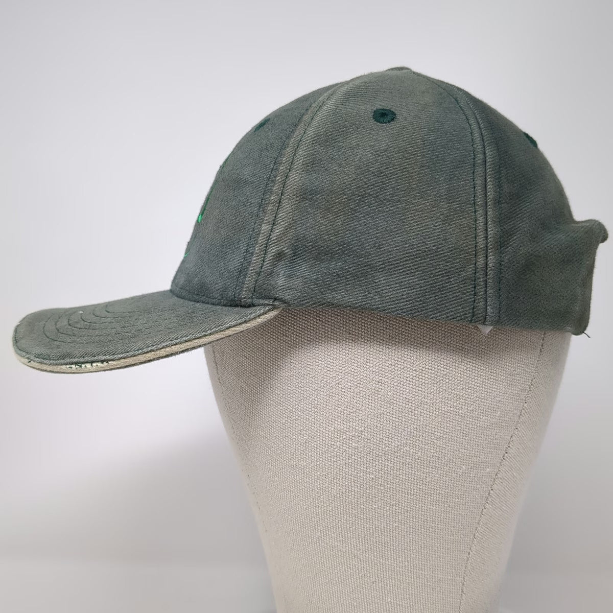 Atlantis Baseball Cap Green One Size Strapback NEU Embroidered Logo Hat Cotton