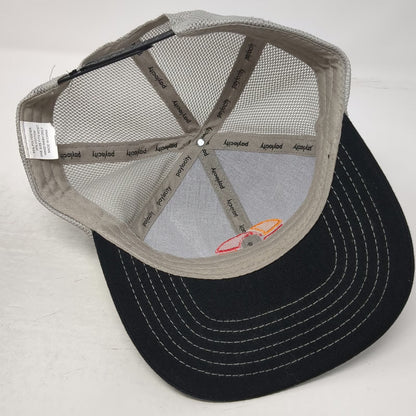 Paylocity Snapback Trucker Hat Black Gray Mesh One Size Corporate Logo Software