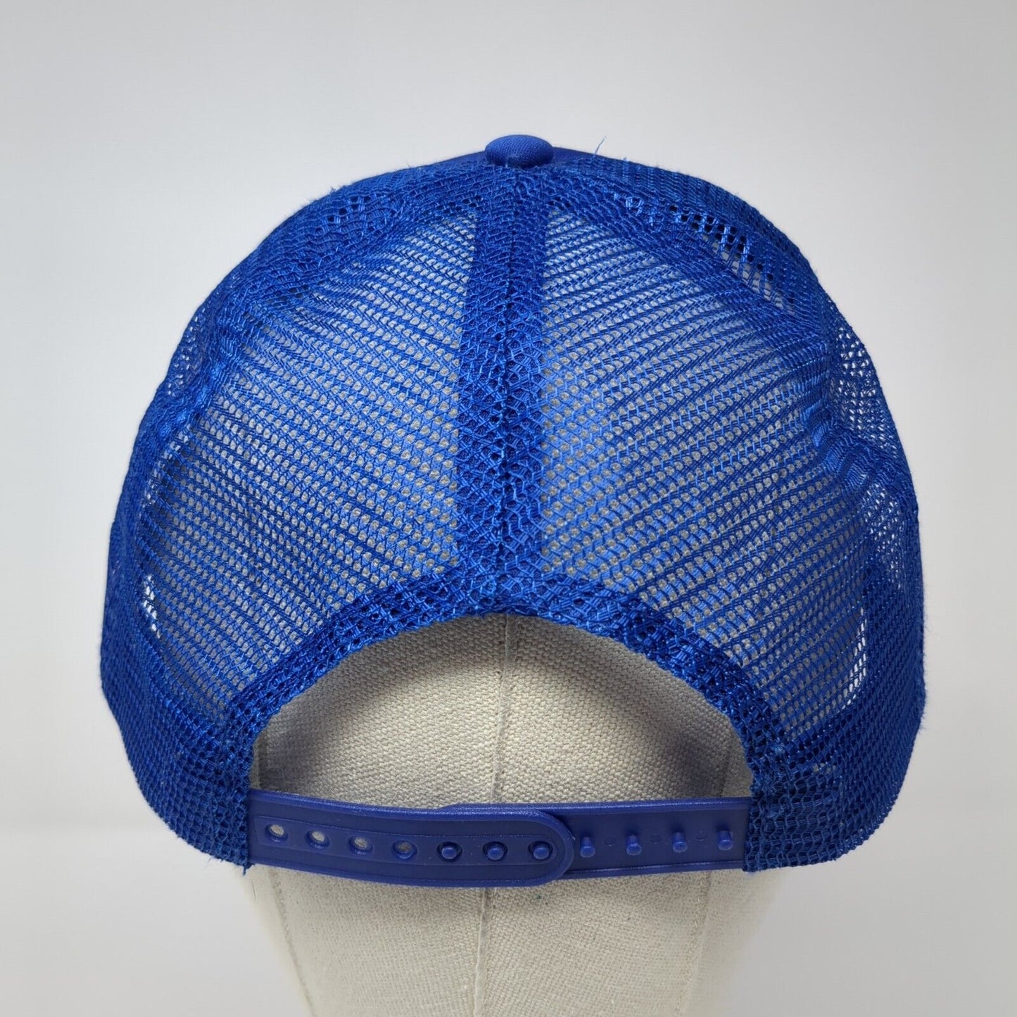 Flag of Australia Snapback Mesh Back Trucker Hat Blue One Size Solid