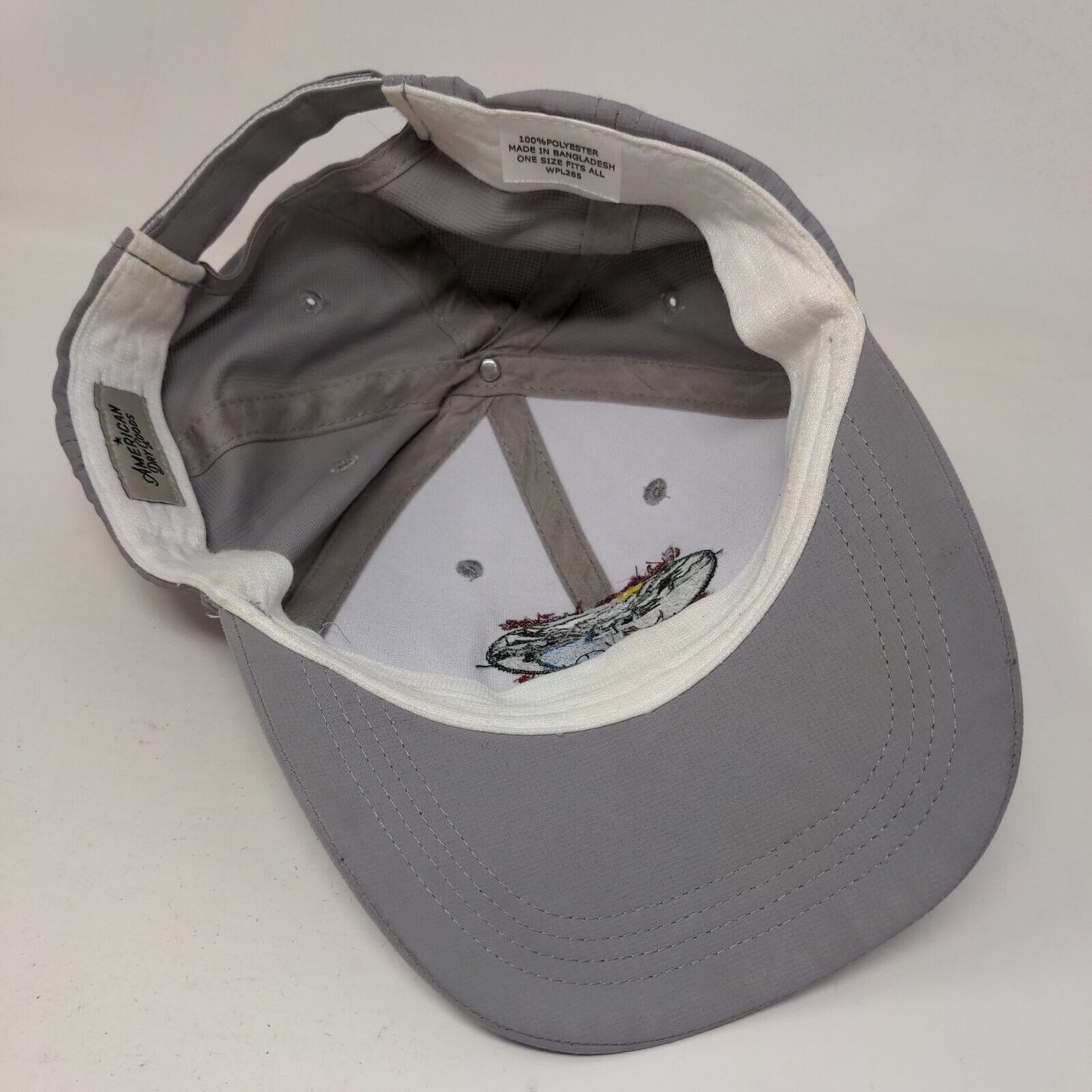 Colorado Heights Camping Resort Strapback Hat Gray OSFA American Dry Goods