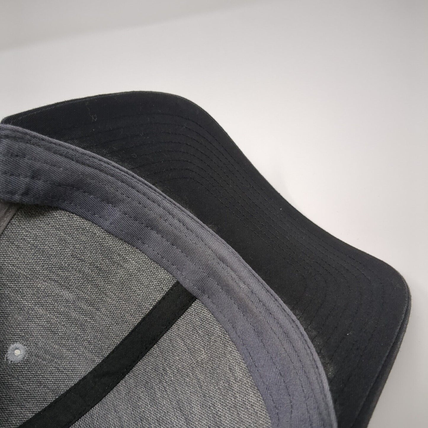 Richardson Snapback Trucker Hat Gray One Size Mesh Back Logo Patch