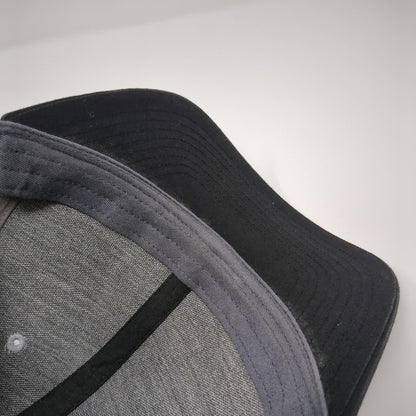 Richardson Snapback Trucker Hat Gray One Size Mesh Back Logo Patch