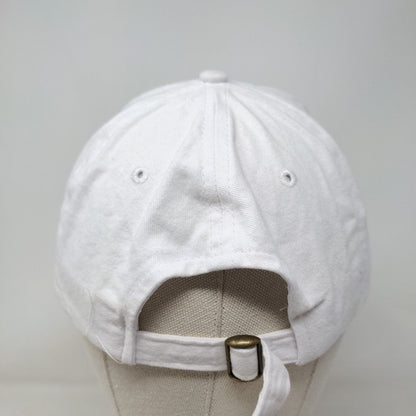 EBG Twenty Slideback Hat White OSFM Embroidered Quake City Caps