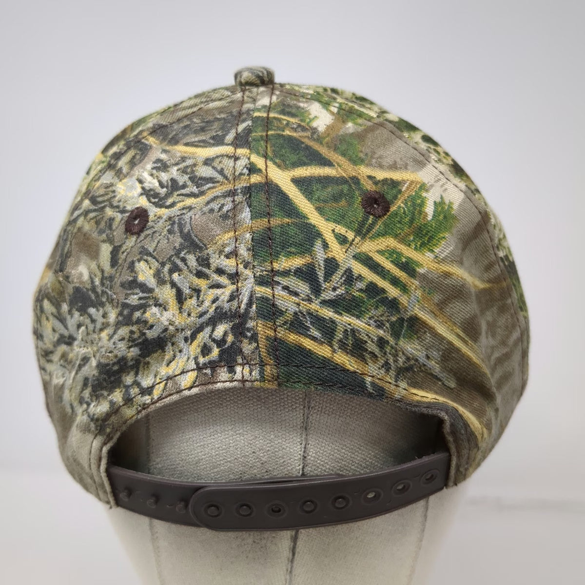 K-Products Snapback Green Camo One Size Telone Logo Woodland Forest Hat
