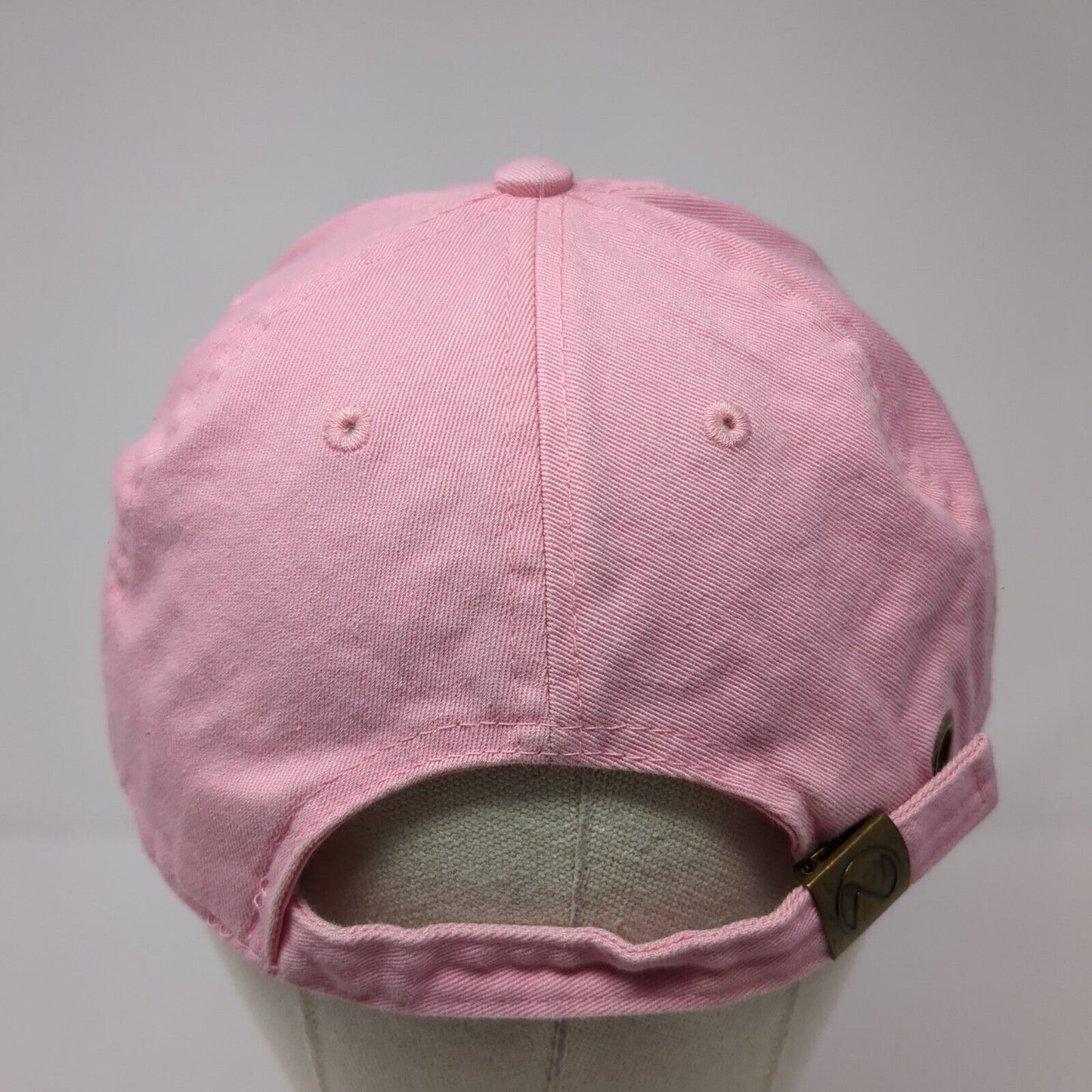 California Slideback Hat Pink One Size Adjustable Embroidered David And Young