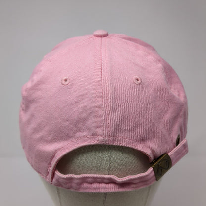 California Slideback Hat Pink One Size Adjustable Embroidered David And Young