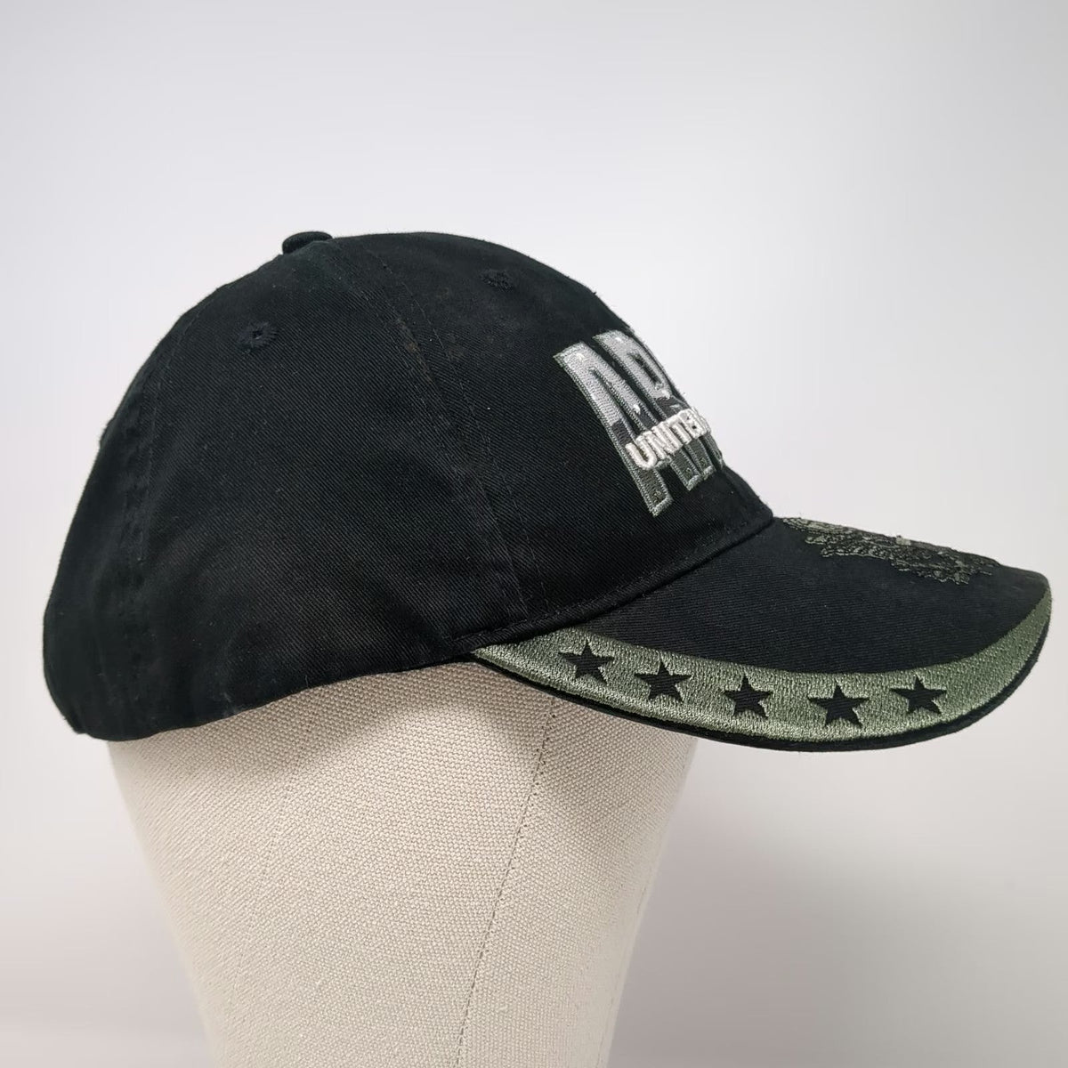 Eagle Crest US Army United States Black Baseball Cap One Size Great Seal Hat