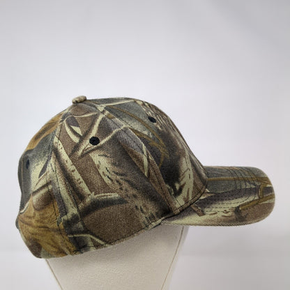 CFS Leather Patch Snapback Hat Camo One Size Adjustable Hunting Outdoor