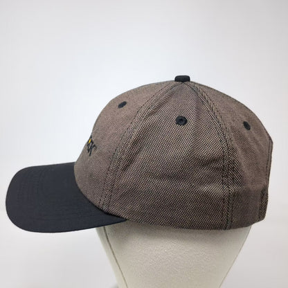 K-Products Weiser Lock Baseball Cap Brown Black Twill Strapback Hat OS Made USA