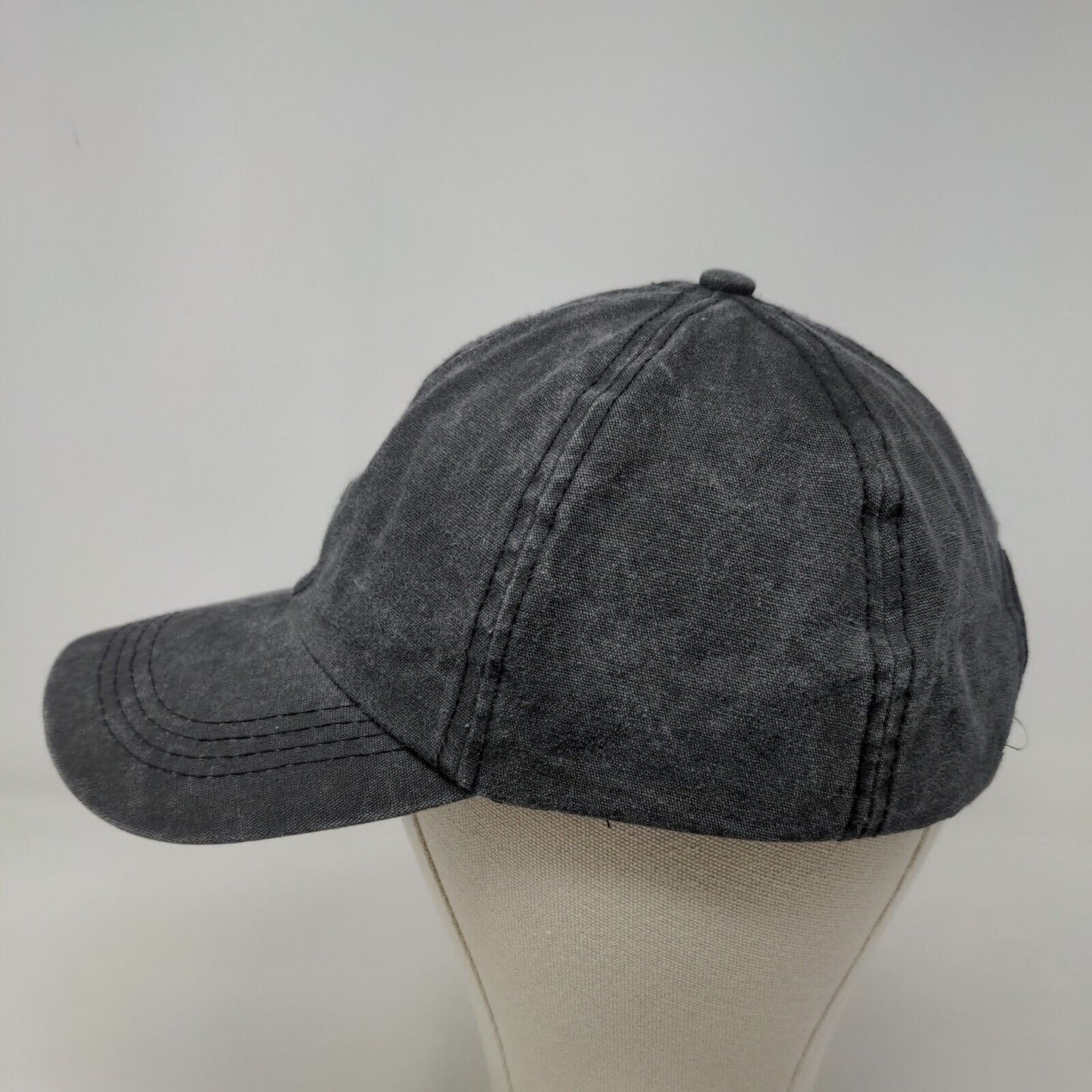 David & Young Women's Slideback Hat Gray Size OSFM Blank 100% Cotton