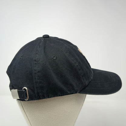 Robertson Supply Baseball Cap Black One Size Gold Embroidery EST. 1948 Logo Hat