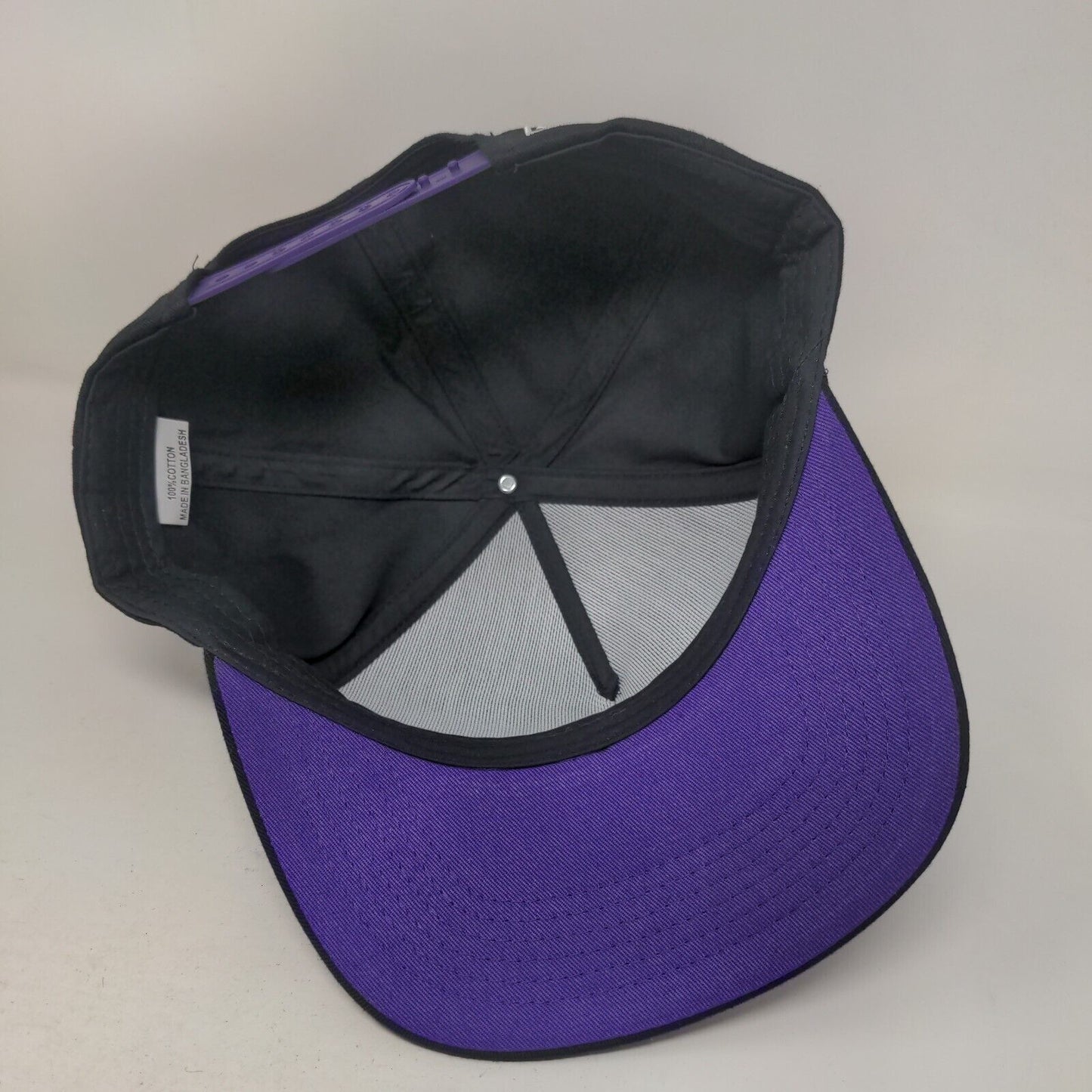 Me Undies Snapback Hat Black One Size Embroidered Adjustable