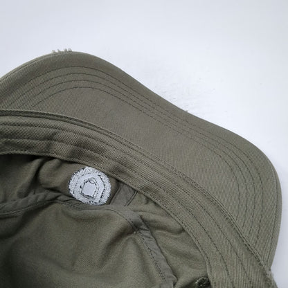 District Army Cap Green One Size Cotton Shield Logo Strapback Adjustable Hat