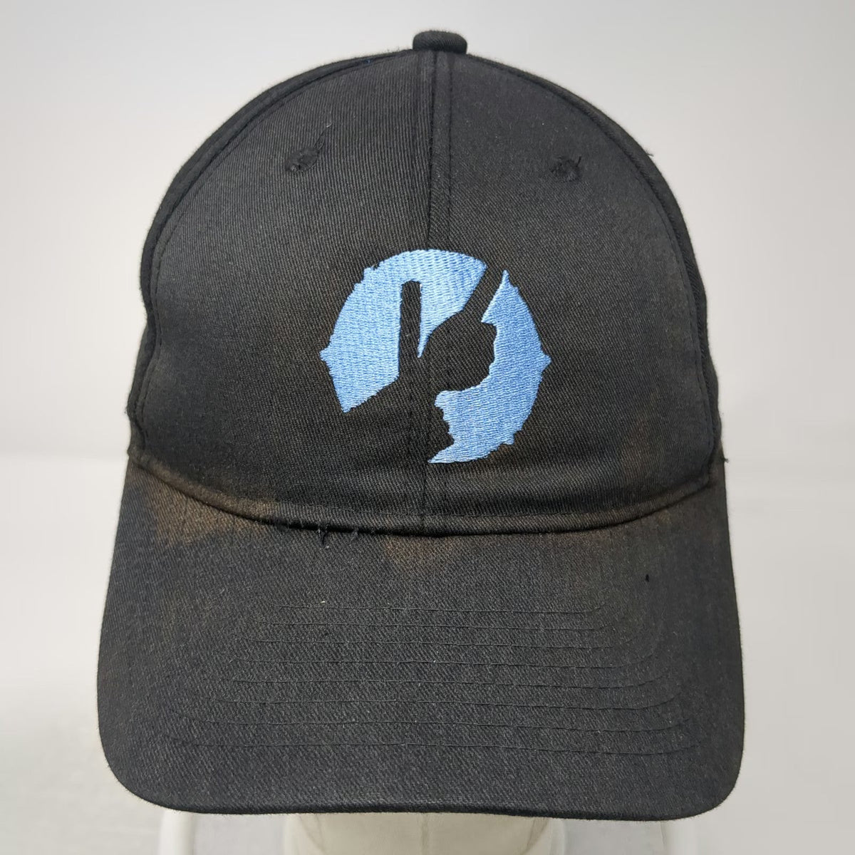 Port Authority Baseball Cap Black OSFM Son Cubano Logo Slideback Hat Embroidered