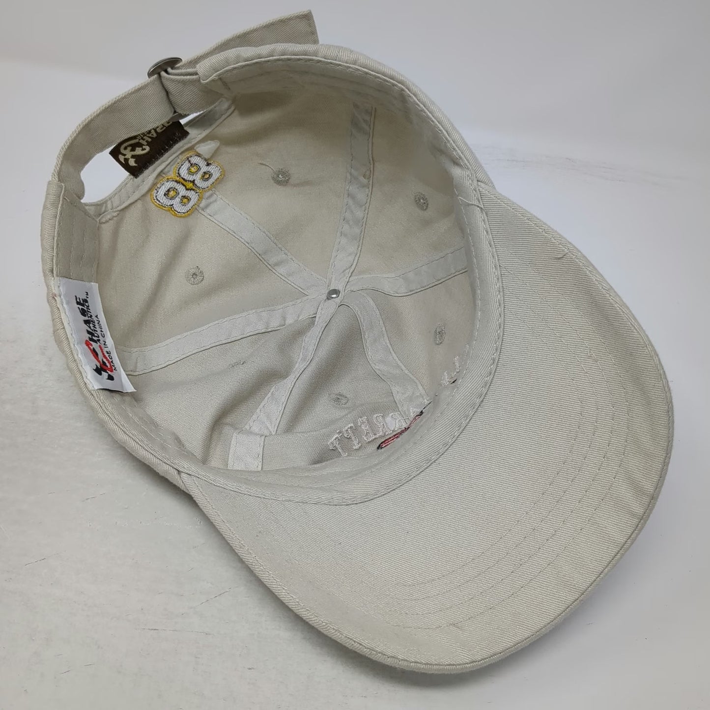 Chase Authentics Baseball Cap Beige One Size NASCAR Dale Jarrett 88 Racing Hat