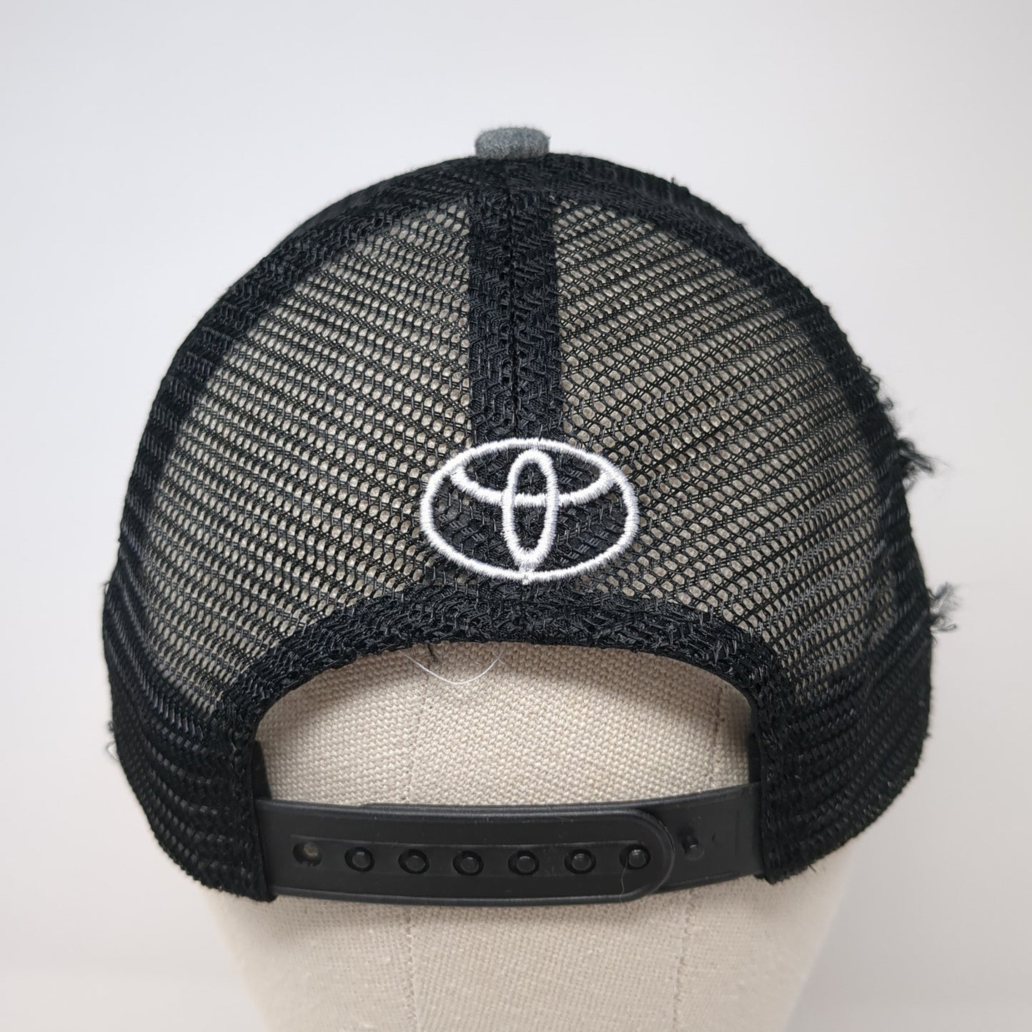 Phil Meador Toyota Snapback Trucker Hat Gray One Size Mesh Back Adjustable