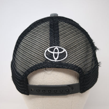 Phil Meador Toyota Snapback Trucker Hat Gray One Size Mesh Back Adjustable
