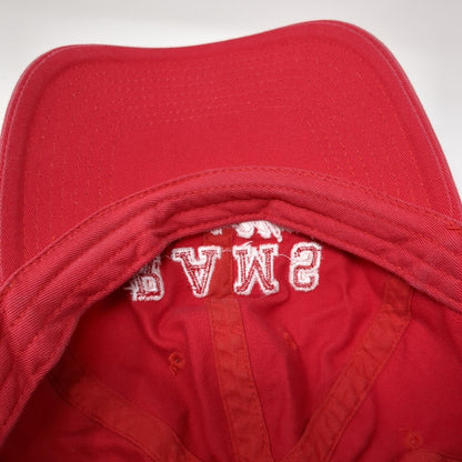 RAMS Jamesville DeWitt Slideback Hat Red One Size Adjustable Embroidered Cotton