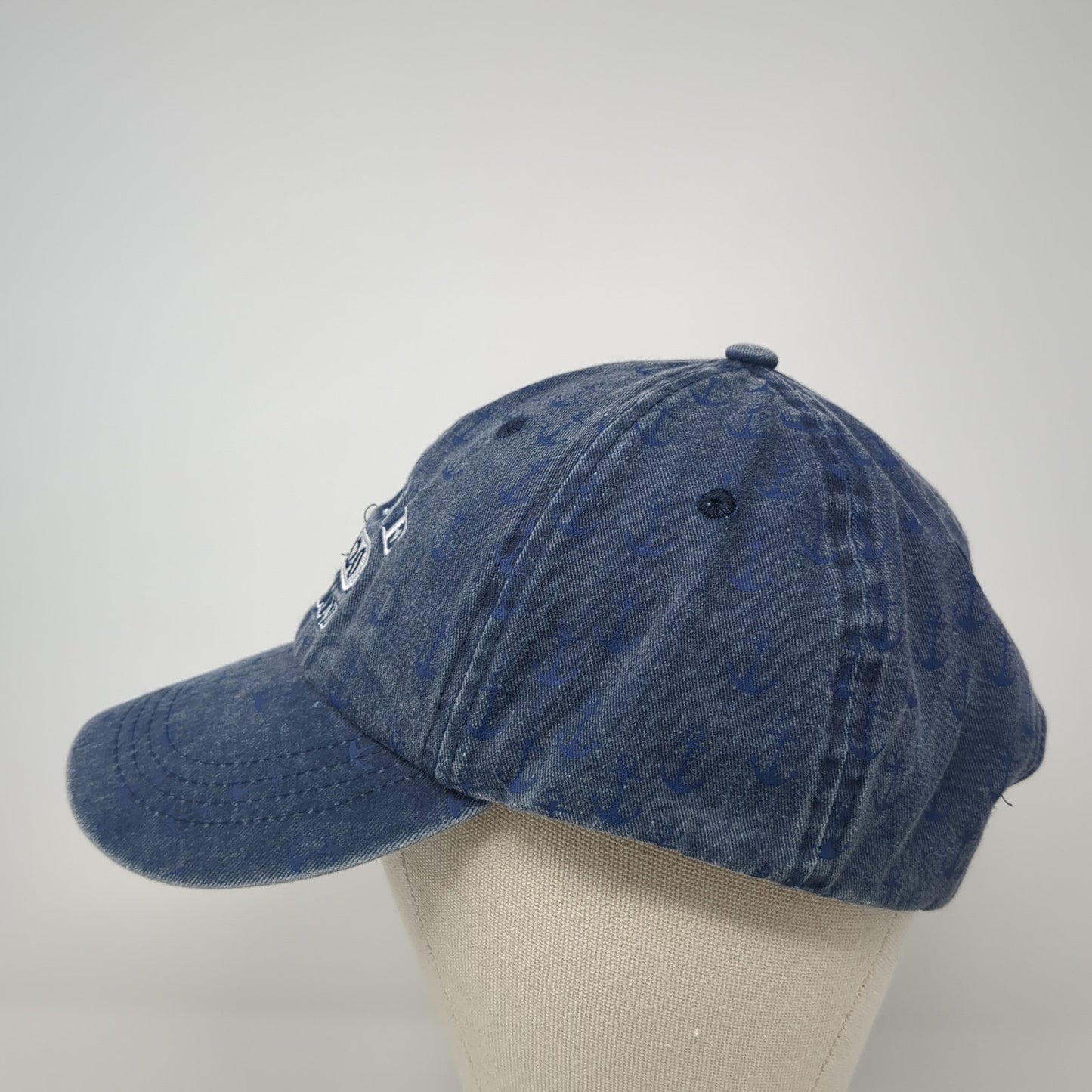 Maine Est. 1820 Vacationland Strapback Baseball Cap Blue One Size Adjustable