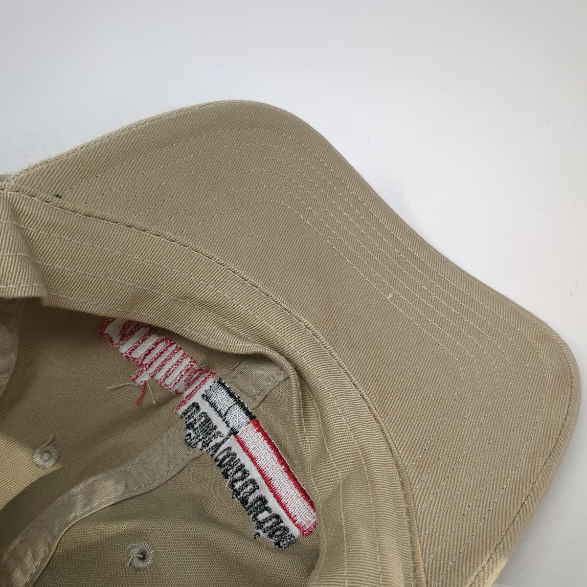 Port Authority Cardinal Utility Construction Hat Beige XL Baseball Cap Fitted